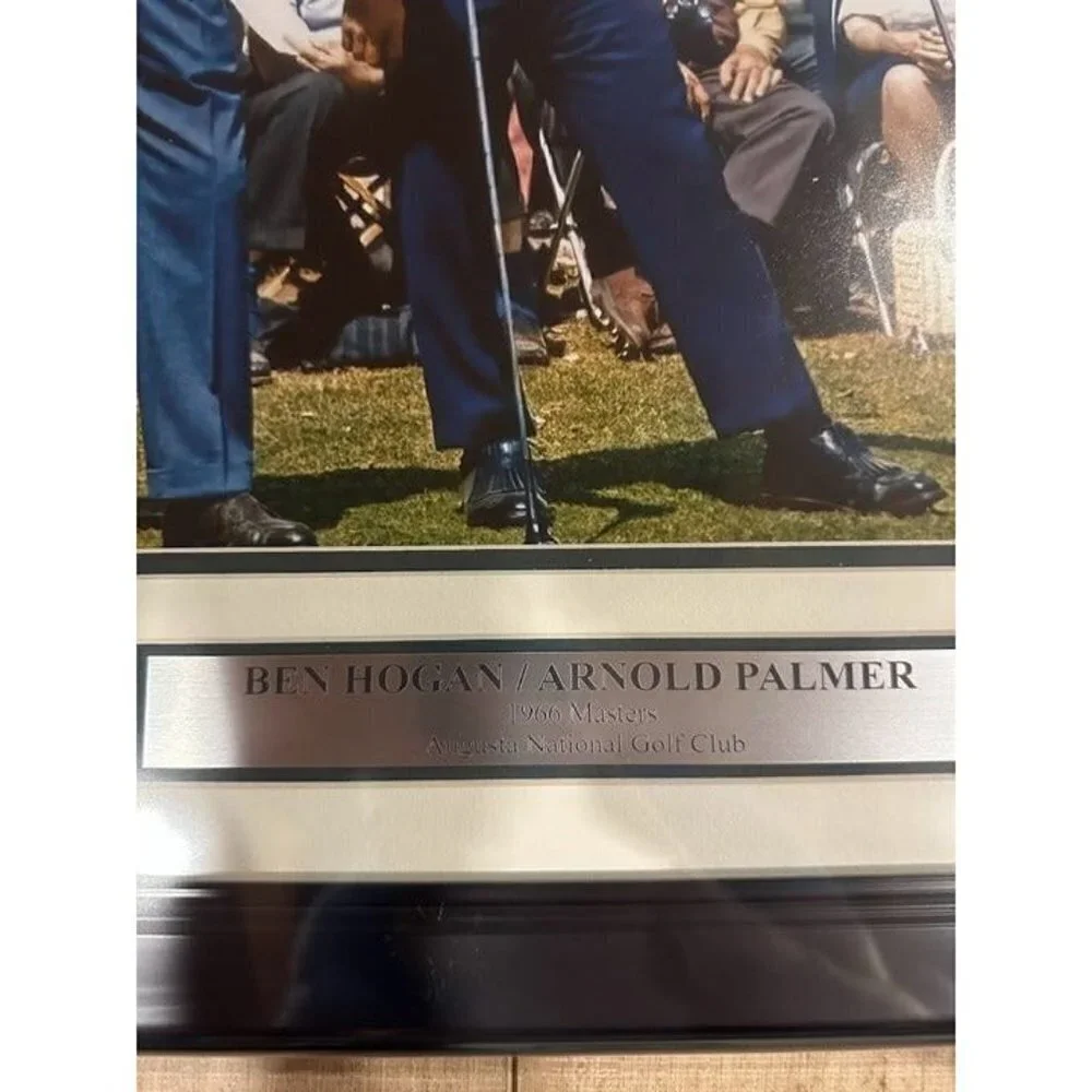 Ben Hogan & Arnold Palmer 1966 Masters 16x20 Photo Framed